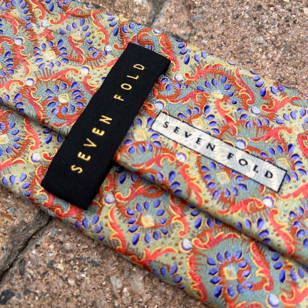 Seven Fold Robert Talbott Carmel Finest Silk Necktie Floral LIMITED EDITION 1/40